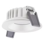 Ledvance LED-Spot Air Fix Aluminium Weiß 6W 570lm 36D - 940 Kaltweiß | Ausschnitt 68mm - IP65 - Höchste Farbwiedergabe - Dimmbar