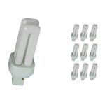 Mehrfachpackung 10x Osram Dulux D 10W 827 | Extra Warmweiß - 2-Pins