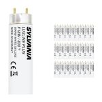 Mehrfachpackung 25x Sylvania Luxline Plus T8 18W - 830 Warmweiß | 60cm