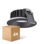 Mehrfachpackung 4x Ledvance LED  SPOT AIR FIX Aluminium  6W 510lm 36D - 930 Warmweiß | Ausschnitt 68mm - IP65 - Höchste Farbwiedergabe -  Dimmbar