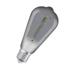 Ledvance LED Vintage 1906 E27 Edison Fadenlampe Smokey 3.4W 100lm - 818 Extra Warmweiß