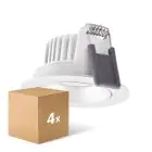 Mehrfachpackung 4x Ledvance LED  SPOT ADJUST Aluminium  8W 720lm 36D - 940 Kaltweiß | Ausschnitt 68mm - IP20 - Höchste Farbwiedergabe -  Dimmbar