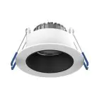 Noxion LED-Spot Ares Tief Weiß 6W 540lm 927-940 3CCT - mit Innenring Schwarz | Ausschnitt 68mm